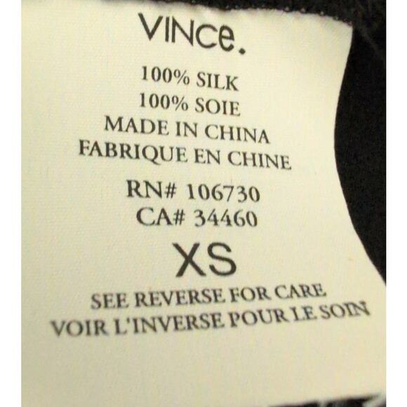 Vince Silk Slip Dress XS Sheer Mesh Satin XS Evening Minimalist Party Cocktail - Picture 6 of 6